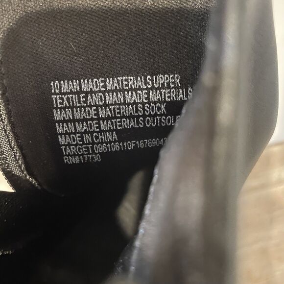 Universal Thread Women's Black Ankle Boots NEW size 10 Moto Biker Goth - Picture 11 of 13